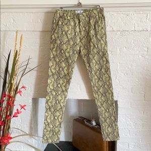 Urban Outfitters Skinny Fit Snakeskin Pant